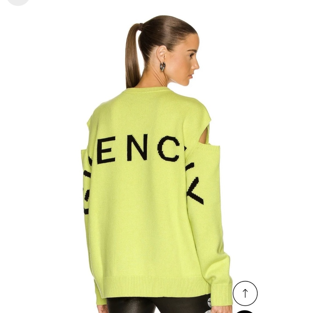 Givenchy cold shoulder sweater